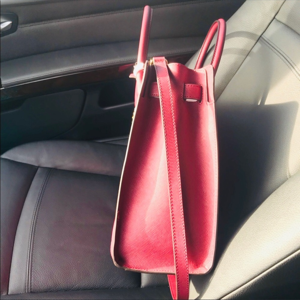 ❤️RARE MICHAEL KORS: RARE Raspberry Large … - Picture 8 of 8